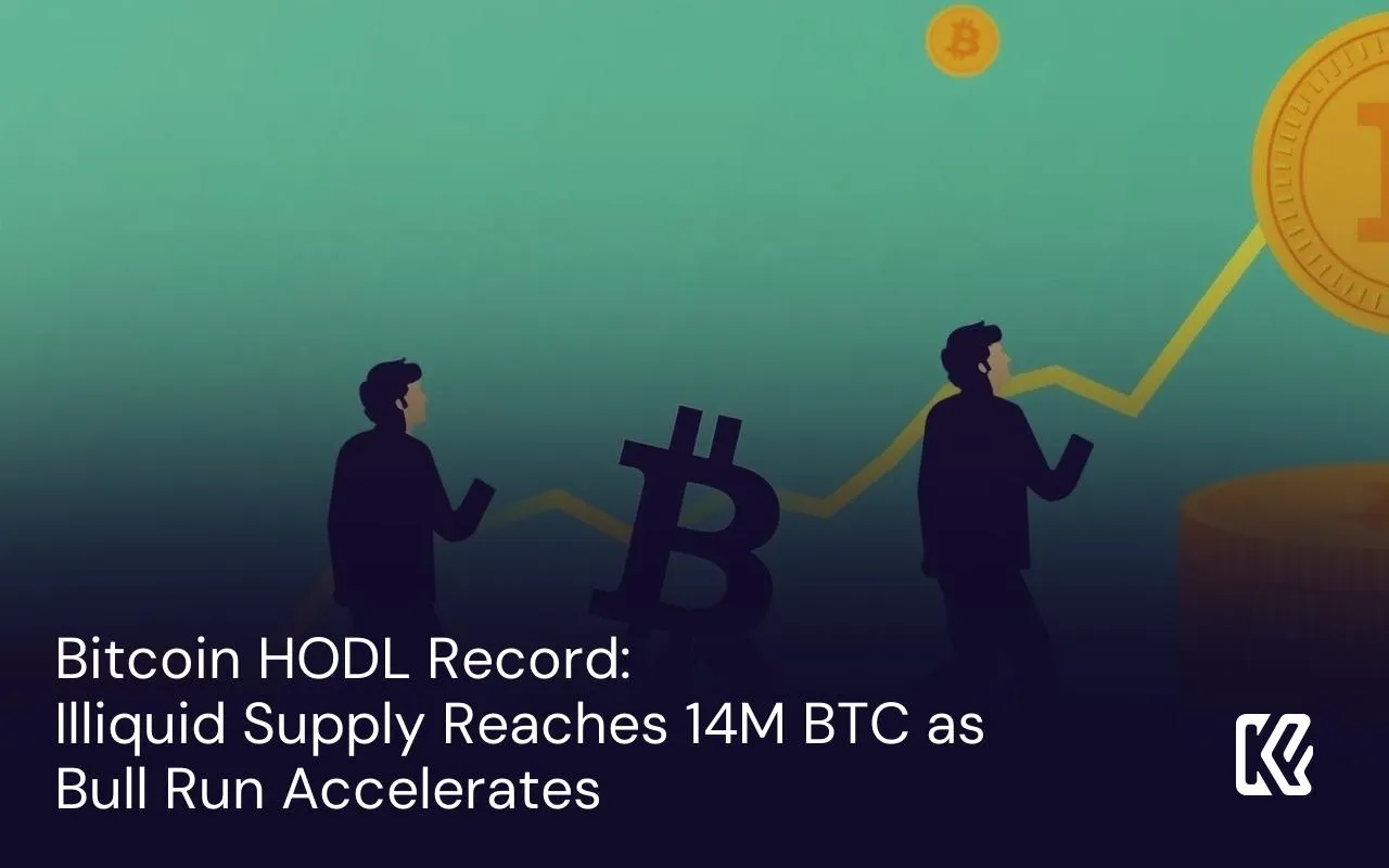Bitcoin HODL Record : L'offre illiquide atteint 14M BTC alors que la course haussière s'accélère