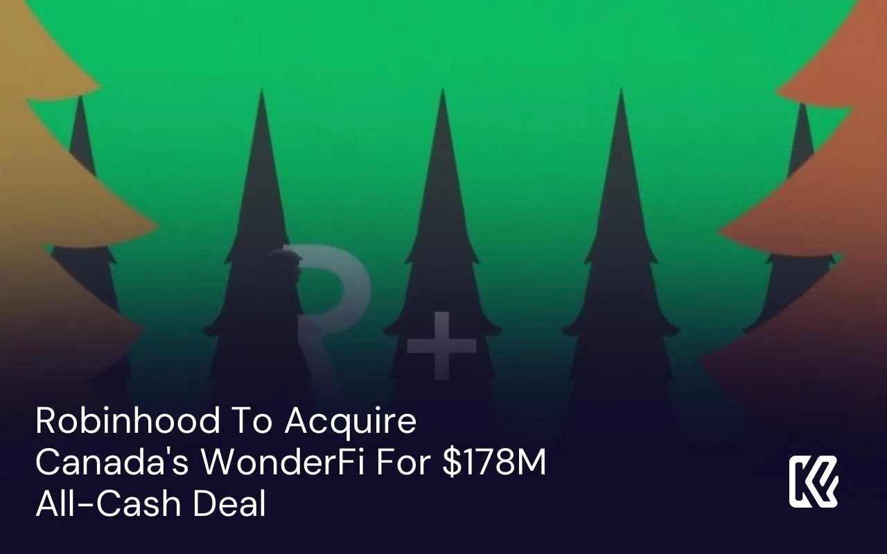 Robinhood va acquérir WonderFi du Canada pour un accord entièrement en espèces de 178 millions de dollars.